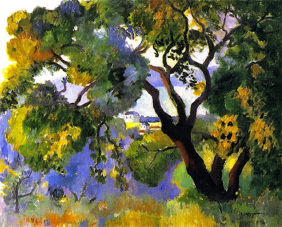 Henri-Charles Manguin - Landscape at St Tropez , 1905