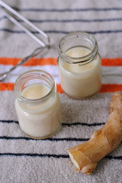 Ginger milk curd recipe by ServicefromHeart