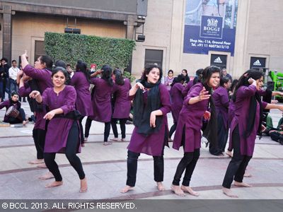 JMC students presented a play on the individualistic instinct of human beings at a street play competition at a city mall, where students from seven Delhi University colleges displayed their skills in the capital.