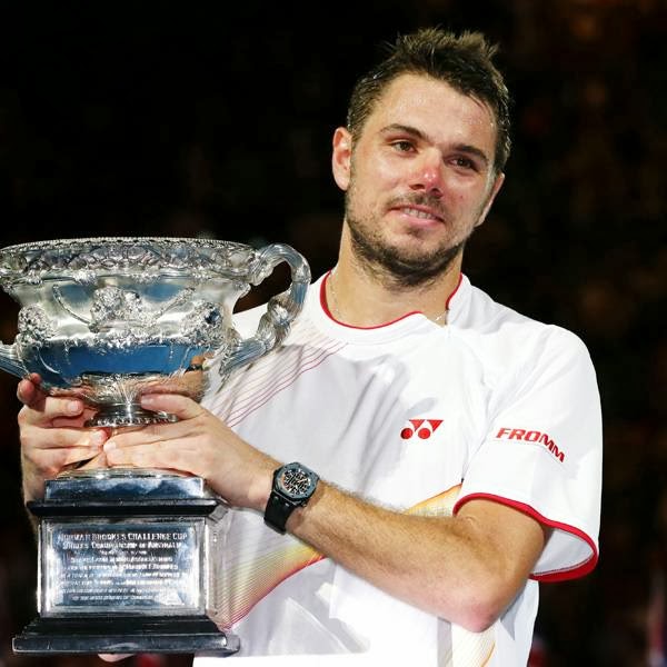 Switzerland's Stanislas Wawrinka claimed his first Grand Slam title in dramatic fashion on Sunday when he upset injury-troubled world number one Rafael Nadal in the Australian Open final.