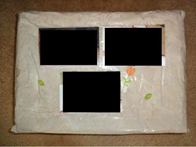 Make a lightweight tray table with pictures on top as an exploration for infants.