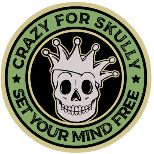 Crazy for skully logo