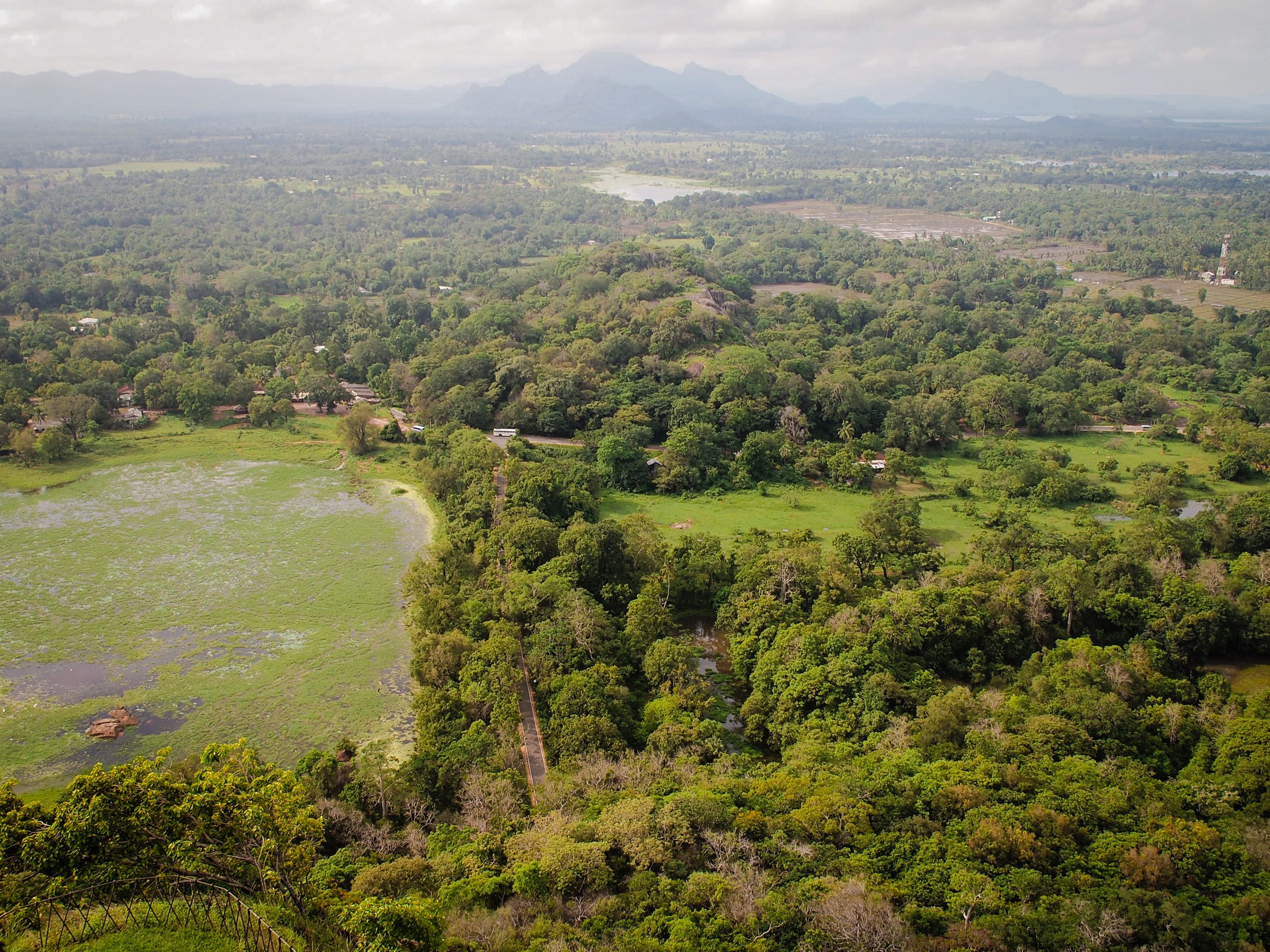 View from top of Sigiriya rock