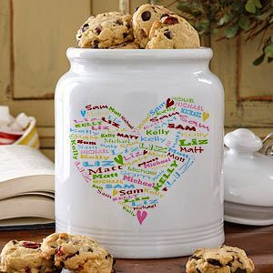  Personalized Cookie Jars - Her Heart Of Love