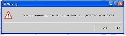 Sửa Lỗi Cannot connect to Modaris Server Trong Lectra Diamino 1 Sửa Lỗi Cannot connect to Modaris Server Trong Lectra Diamino 1