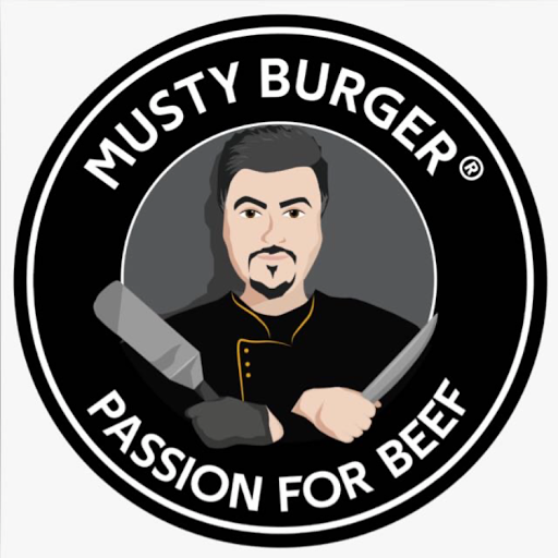 Musty Burger logo