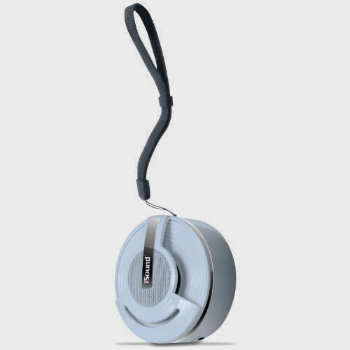  i.Sound Hang On Bluetooth Speaker with Microphone (White)