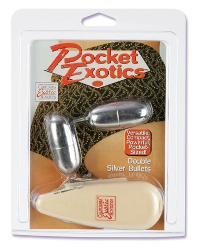 California Exotics Pocket Exotic Vibrating Double Silver Bullets