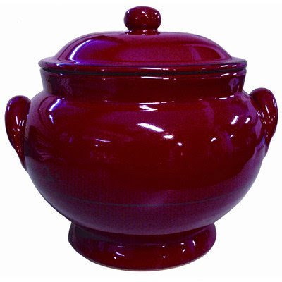  Mamma Ro Cookie Jar Color: Red