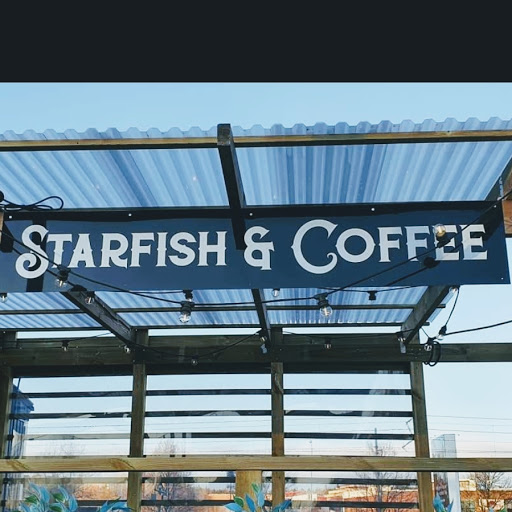 Starfish & coffee logo