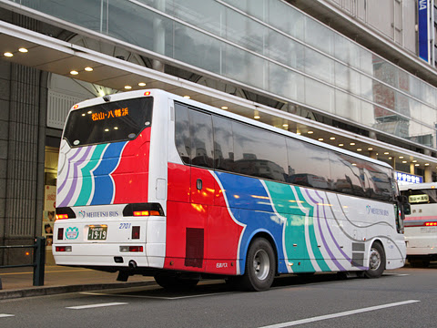 名鉄バス「名古屋～松山線」　2701　リア