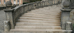 Cour d'honneur : escalier
