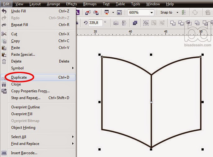 Gambar 07 - Cara Mudah Membuat Logo dengan Corel Draw