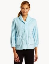 <br />Casual Moments Women's Bed Jacket Shawl Collar Robe