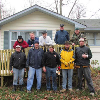 Wheelchair Ramp Build, February 2, 2013