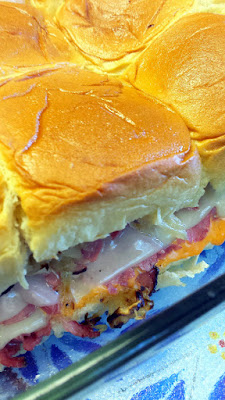 Recipe for Reuben Sliders, I like these better then Reuben Sandwiches because they are smaller so better portion control and oh so cute, perfect for St Patrick's Day or any get together