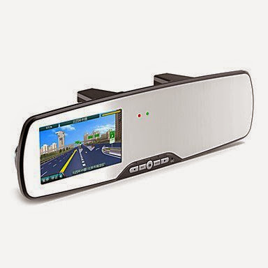 Car Rearview Mirror With 2.7 Inch LCD HD 720P DVR Video Recorder