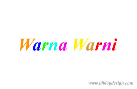 Membuat Link Berwarna-warni untuk Blogger Membuat Link Berwarna-warni untuk Blogger