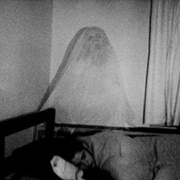 Ghostly Entity Appears In Bedroom Image