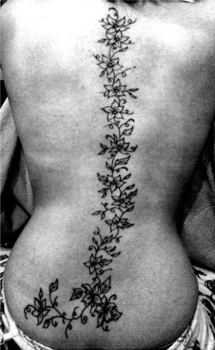 Spine tattoos