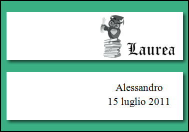 Laurea Carta Creativa