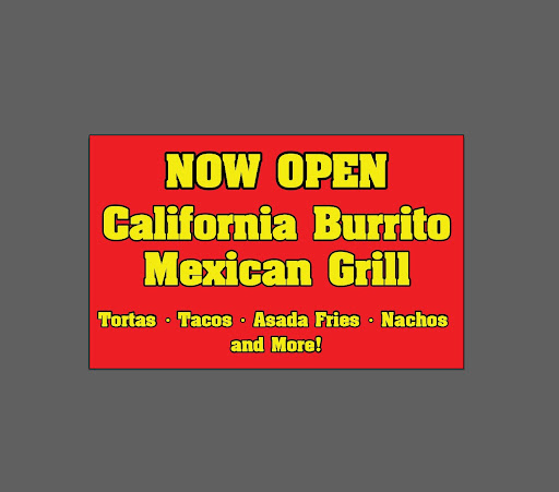 California burritos mexican grill restaurant