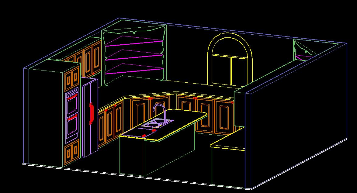 Bryan's CAD Page: Kitchen