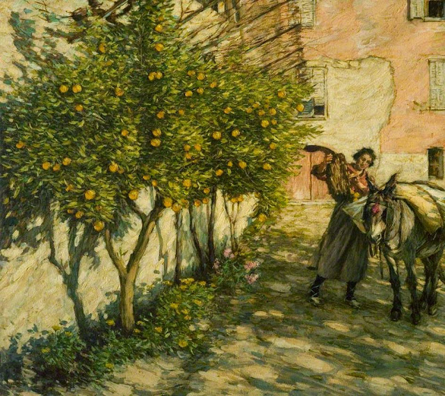 Henry Herbert La Thangue - Gathering Oranges