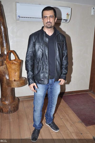Actor Sanjay Suri looks pensive at the first anniversary bash of Cafe Mangi, held in Mumbai on January 29, 2013. (Pic: Viral Bhayani)