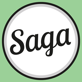 Saga restaurang logo