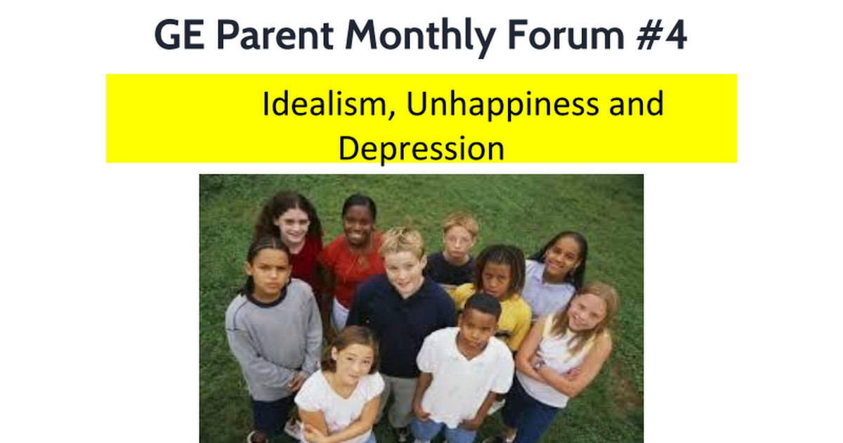 Parent Forum #4 (15-16) Presentation