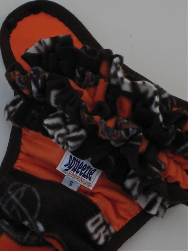 Cleveland Browns Ruffle Butt Sm La-Di-Da Diaper Cover