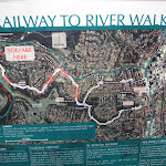 Rail to River walk sign (55616)