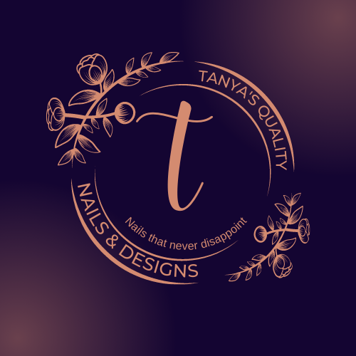 Tanya's Quality Nails and Designs logo