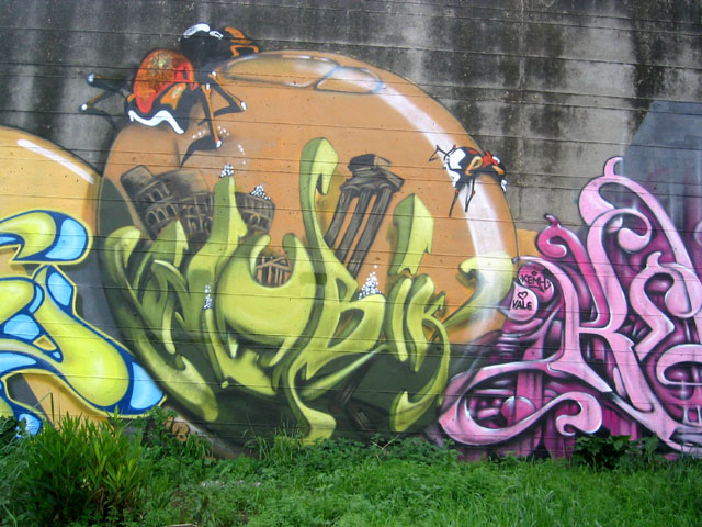 Perbedaan Mural dan  Graffiti  jerapahleherpendek