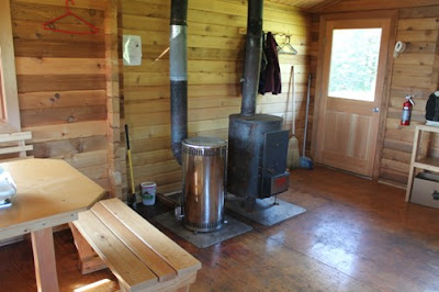 Wood and oil Stove.