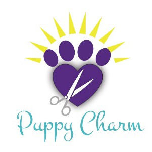 Puppy Charm Dog Grooming logo