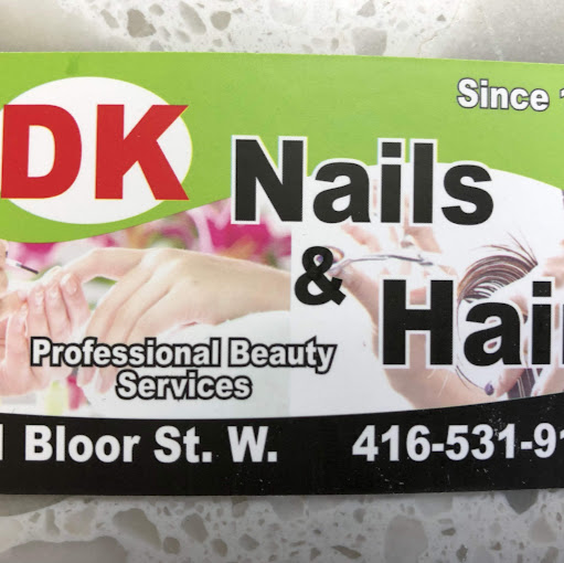 DK NAILS & HAIR logo