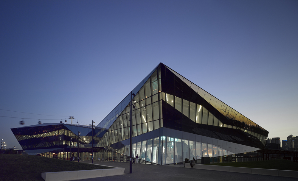 The Crystal design by  Wilkinson Eyre Architects