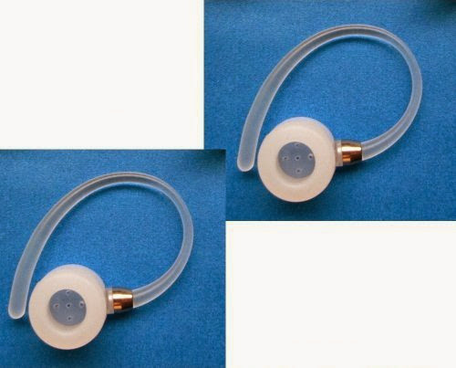  2pcs Earhooks for Motorola HX550 HX-550 Bluetooth Wireless Headset Ear Hook Loop Hooks Clip Loops Clips Earhook Earloop Earclip Earloops Clips Stabilizer Stabilizers + Black Sea International Logo Good Quality Micro Fiber Cleaning Cloth (Random Color)