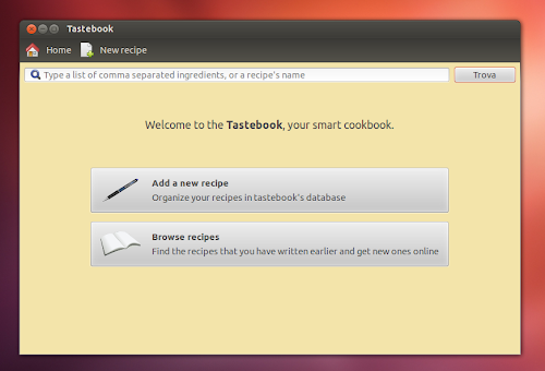 Tastebook su Ubuntu 12.04