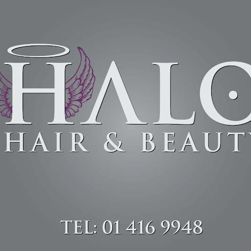 Halo hair and beauty logo