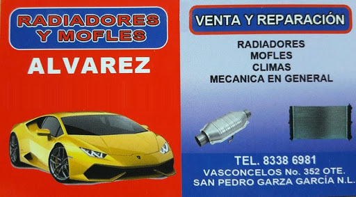 RADIADORES Y MOFLES ALVAREZ, Avenida José Vasconcelos 352, Casco Urbano, 66230 San Pedro Garza García, N.L., México, Servicio de reparación de radiadores | NL