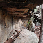 One of the large overhangs at Callicoma Caves (154168)