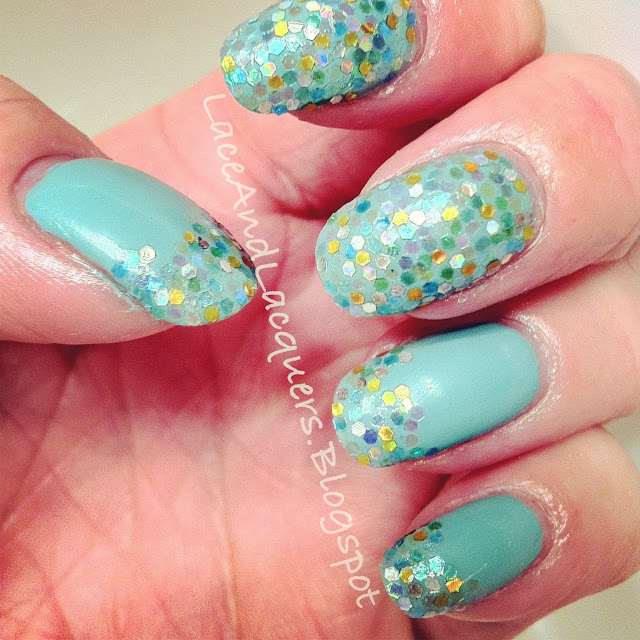 Lace and Lacquers: Mermaid Nails with CHINA GLAZE For Audrey