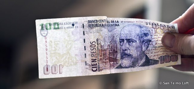 Fake 100 Argentine Peso Note