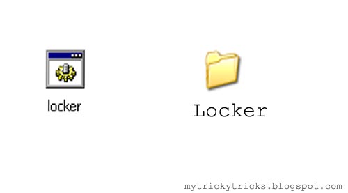how to lock a folder, folder locker, lock a folder using notepad