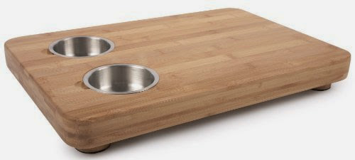  Core Bamboo 1126 Pro Chef Bamboo Butcher's Block with 2 Prep Bowls