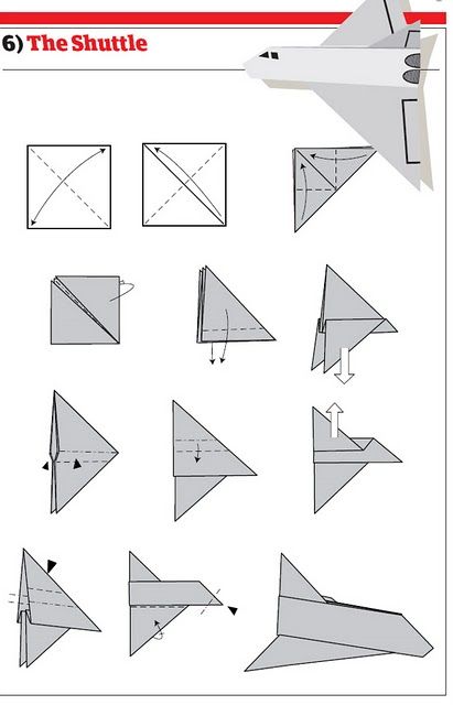 La técnica de hacer un avión de papel ganador