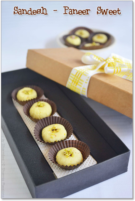 Kesar Sandesh Recipe